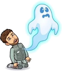 Un emoji fantome